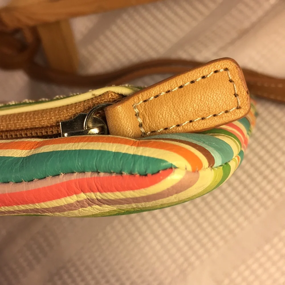 Fossil leather crossbody almost new roomy bright - Picture 3 of 8